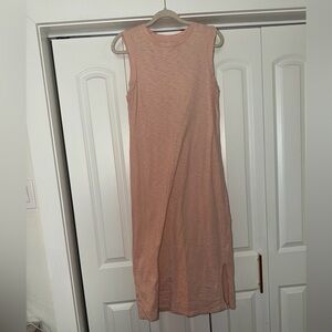 Universal Thread Sleeveless Midi Dress in Blush Pink